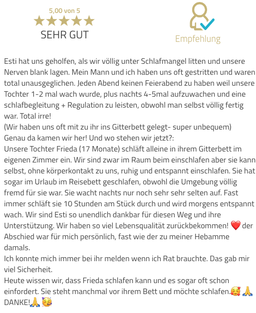 Öffentliche Bewertung auf ProvenExpert